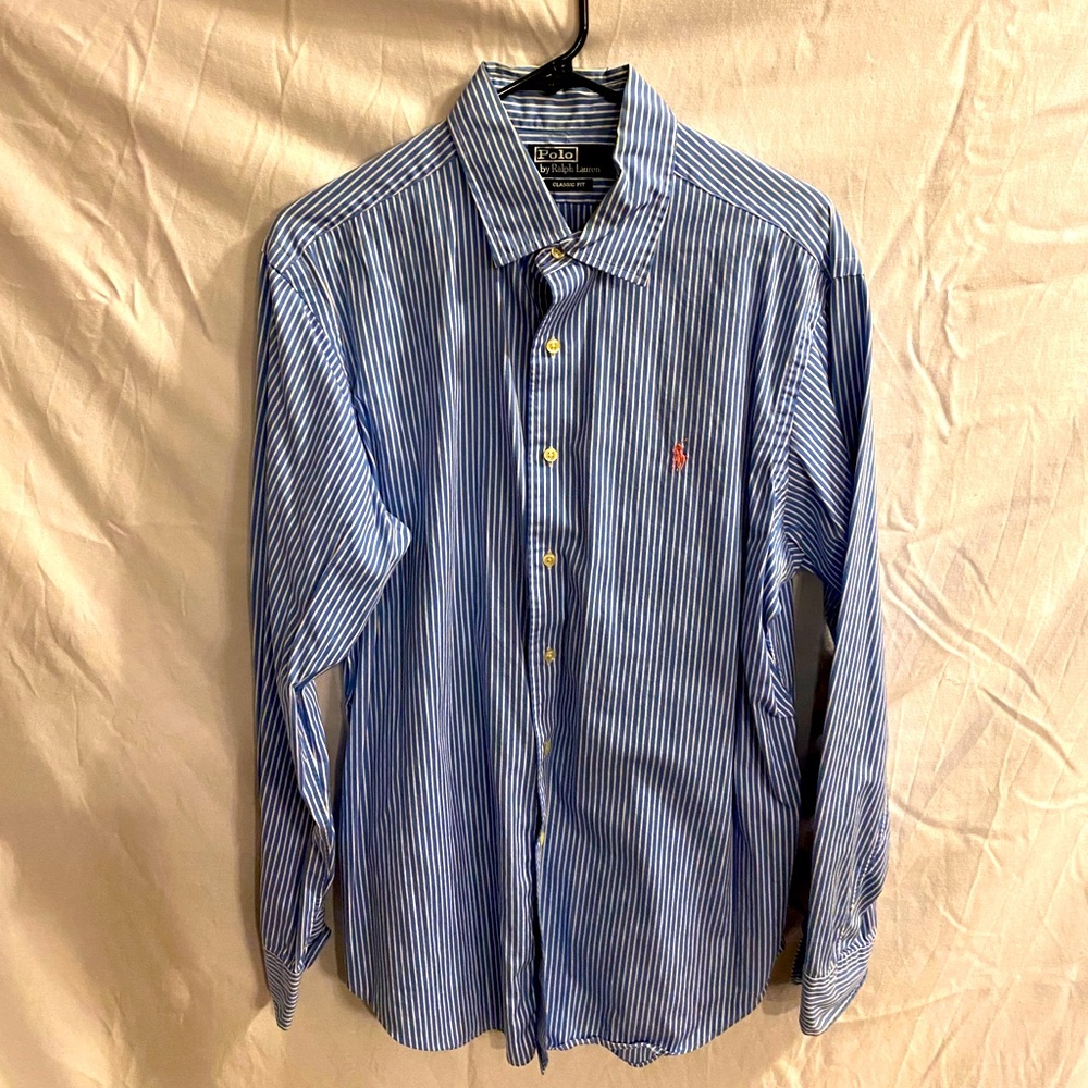 Polo, men’s lg classic fit Oxford